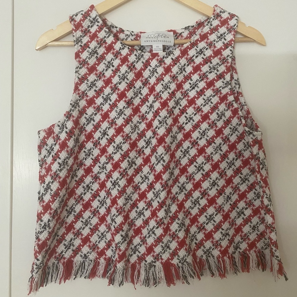 Anthropologie x Mare Mare Layered Collar Sweater Vest